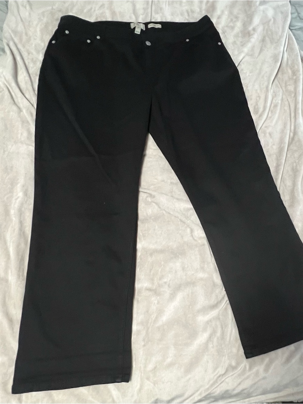 Classic Black Wide-Leg Pants